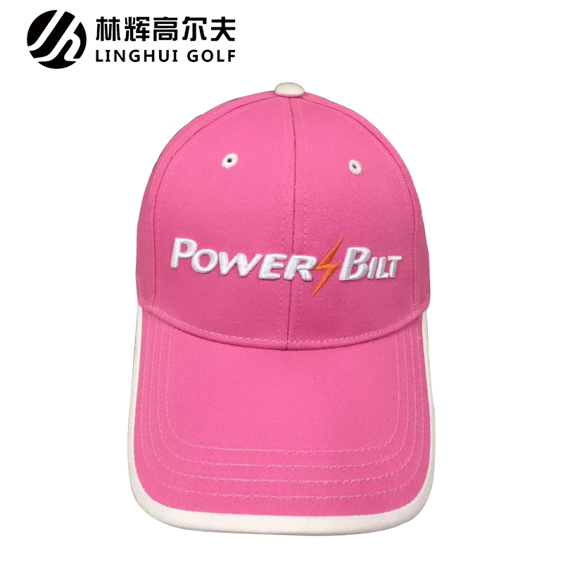 【积分】百年品牌闪电女士粉色高尔夫帽